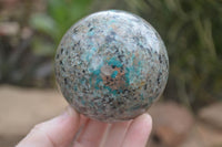 Polished Amazonite Sphere-Balls x 3 From Madagascar - Toprock Gemstones and Minerals