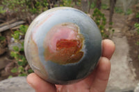 Polished Polychrome Jasper Sphere-Balls x 2 From Madagascar - Toprock Gemstones and Minerals