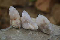 Natural Pale Ametrine Spirit Quartz Clusters x 20 From Boekenhouthoek, South Africa - Toprock Gemstones and Minerals