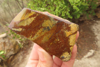 Polished On One Side Nguni Jasper Specimens x 3 From Prieska, South Africa - Toprock Gemstones and Minerals