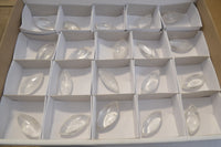 Polished Clear Quartz "Angel Tears" Pendant Pieces x 20 From Madagascar - Toprock Gemstones and Minerals