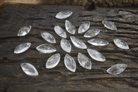 Polished Clear Quartz "Angel Tears" Pendant Pieces x 20 From Madagascar - Toprock Gemstones and Minerals