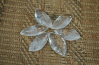 Polished Clear Quartz "Angel Tears" Pendant Pieces x 20 From Madagascar - Toprock Gemstones and Minerals