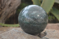 Polished Green Fuchsite Quartz Sphere-Balls x 2 From Madagascar - Toprock Gemstones and Minerals