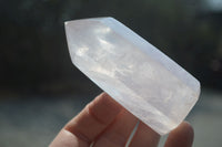 Polished Rose Quartz Points x 12 From Madagascar - Toprock Gemstones and Minerals