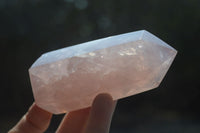 Polished Rose Quartz Points x 12 From Madagascar - Toprock Gemstones and Minerals