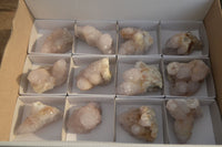 Natural Spirit Quartz Clusters x 12 From Boekenhouthoek, South Africa - Toprock Gemstones and Minerals