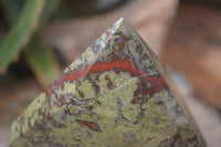 Polished "Dragons" Blood Stone Point x 1 From Tshipise, South Africa - Toprock Gemstones and Minerals