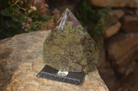 Polished "Dragons" Blood Stone Point x 1 From Tshipise, South Africa - Toprock Gemstones and Minerals