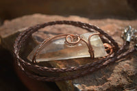 Hand Made Mixed Copper Wire Wrapped Pendants x 6 From Southern Africa - Toprock Gemstones and Minerals