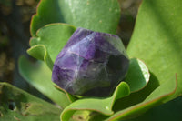 Polished Chevron Amethyst Points x 6 From Zambia - Toprock Gemstones and Minerals