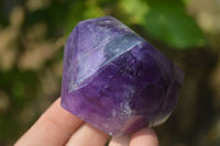 Polished Chevron Amethyst Points x 6 From Zambia - Toprock Gemstones and Minerals