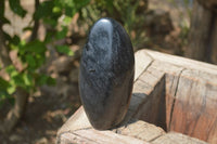 Polished Black Tourmaline Standing Free Form x 1 From Madagascar - Toprock Gemstones and Minerals