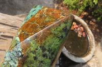 Polished "African Turquoise" Chrysocolla Point x 1 From South Africa - Toprock Gemstones and Minerals