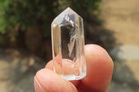 Polished Clear Quartz Pendant Crystals x 35 From Madagascar - Toprock Gemstones and Minerals