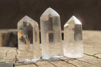 Polished Clear Quartz Pendant Crystals x 35 From Madagascar - Toprock Gemstones and Minerals