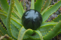 Polished Black Basalt Spheres x 3 From Antsirabe, Madagascar - Toprock Gemstones and Minerals