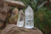 Polished Rare Inclusion Quartz Points x 6 From Madagascar - Toprock Gemstones and Minerals