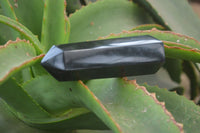 Polished Black Basalt Point-Prism x 6 From Antsirabe, Madagascar - Toprock Gemstones and Minerals