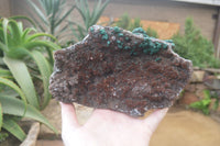 Natural Ball Malachite On Quartz Matrix Specimens x 2 From Mindigi Mine, Congo - Toprock Gemstones and Minerals