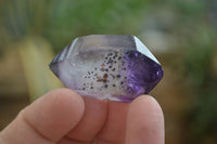 Polished Smokey Amethyst Window Quartz Point-Prism x 20 From Akansobe, Madagascar - Toprock Gemstones and Minerals
