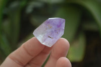 Polished Smokey Amethyst Window Quartz Point-Prism x 20 From Akansobe, Madagascar - Toprock Gemstones and Minerals