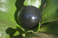 Polished Black Basalt Sphere-Ball x 3 From Antsirabe, Madagascar - Toprock Gemstones and Minerals