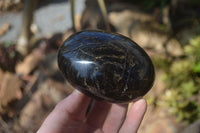 Polished Black Tourmaline Standing Free Forms x 3 From Madagascar - Toprock Gemstones and Minerals
