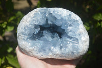 Natural Celestite Geode Specimen x 1 From Sakoany, Madagascar - Toprock Gemstones and Minerals