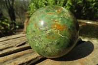 Polished Chrysoprase Spheres x 6 From Ambatondrazaka, Madagascar - Toprock Gemstones and Minerals