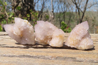 Natural Amethyst Spirit Quartz Crystals x 35 From Boekenhouthoek, South Africa - Toprock Gemstones and Minerals