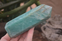 Polished Amazonite Points x 3 From Madagascar - Toprock Gemstones and Minerals