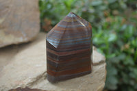 Polished Tiger Iron Jasper Points x 4 From South Africa - Toprock Gemstones and Minerals