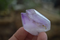 Polished Smokey Amethyst Window Quartz Points x 12 From Akansobe, Madagascar - Toprock Gemstones and Minerals