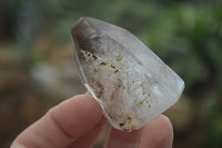 Polished Smokey Amethyst Window Quartz Points x 12 From Akansobe, Madagascar - Toprock Gemstones and Minerals