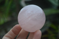 Polished Rose Quartz Sphere-Balls x 4 From Madagascar - Toprock Gemstones and Minerals