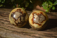 Polished Septerye Spheres x 4 From Mahajanga, Madagascar - Toprock Gemstones and Minerals