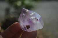 Polished Smokey Amethyst Window Quartz Points x 20 From Akansobe, Madagascar - Toprock Gemstones and Minerals