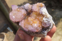 Natural Ametrine Spirit Quartz Clusters x 12 From Boekenhouthoek, South Africa - Toprock Gemstones and Minerals