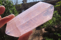 Polished Double Terminated Rose Quartz Points x 4 From Madagascar - Toprock Gemstones and Minerals