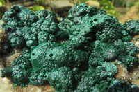 Natural Ball Malachite On Quartz Matrix Specimen x 1 From Kambove, Congo - Toprock Gemstones and Minerals