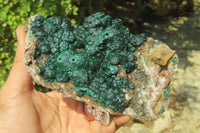 Natural Ball Malachite On Quartz Matrix Specimen x 1 From Kambove, Congo - Toprock Gemstones and Minerals