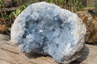 Natural Blue Celestite Geode Specimen x 1 From Sakoany, Madagascar - Toprock Gemstones and Minerals