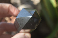 Polished Black Basalt Points x 6 From Madagascar - Toprock Gemstones and Minerals