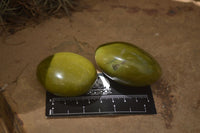 Polished Green Opal Palm Stones x 12 From Madagascar - Toprock Gemstones and Minerals