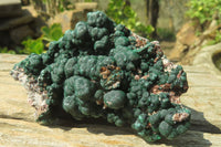 Natural Ball Malachite On Quartz Matrix Specimen x 1 From Kambove, Congo - Toprock Gemstones and Minerals