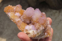 Natural Ametrine Spirit Quartz Clusters x 3 From Boekenhouthoek, South Africa - Toprock Gemstones and Minerals