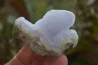 Natural Blue Lace Agate Geode Specimens x 24 From Malawi - Toprock Gemstones and Minerals