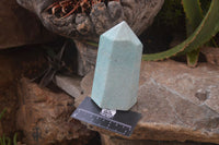 Polished Amazonite Points x 3 from Madagascar - Toprock Gemstones and Minerals