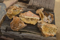 Natural Limonite Quartz Clusters x 5 From Solwezi, Zambia - Toprock Gemstones and Minerals